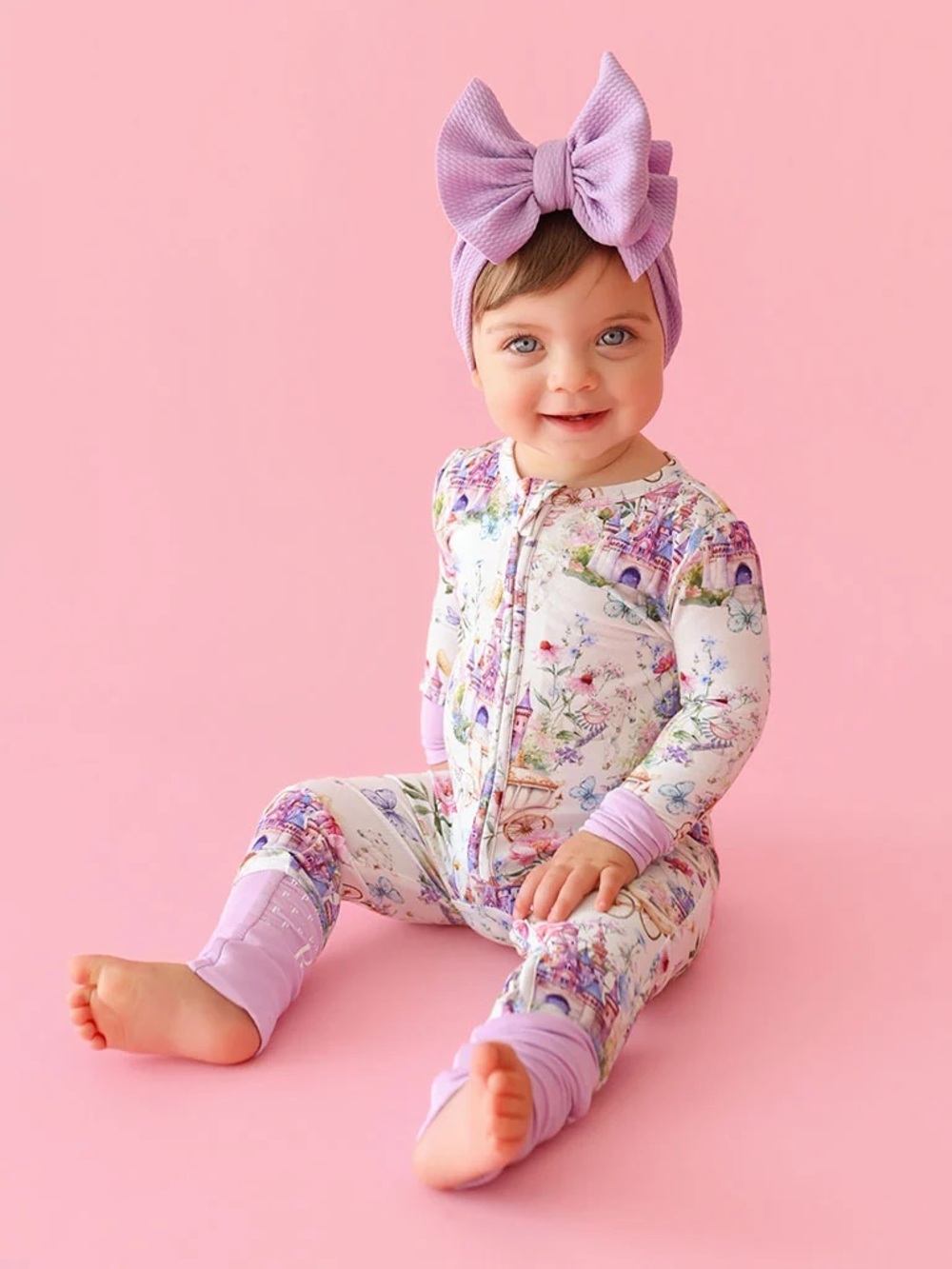Posh Peanut Katrina Princess Castle Convertible One Piece Sleeper